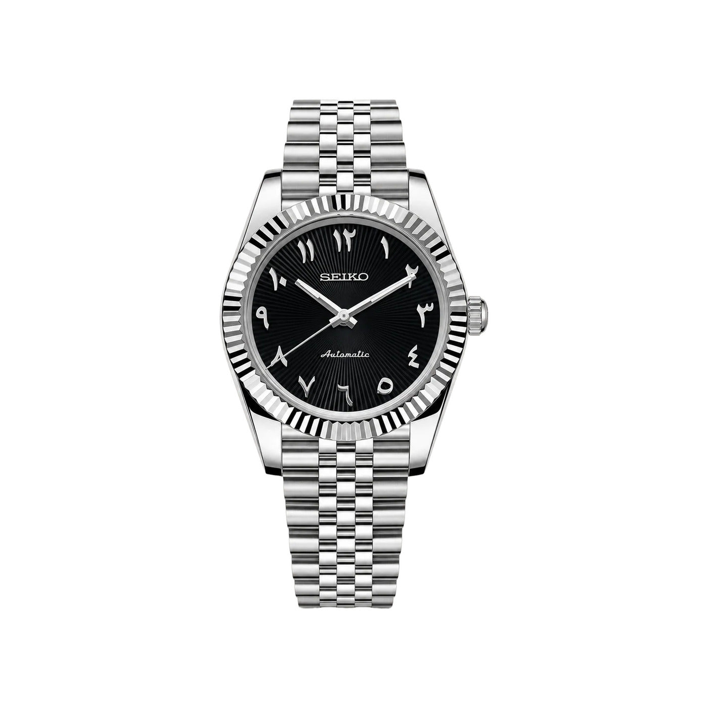 Seiko Mod Clasico Black Arabic