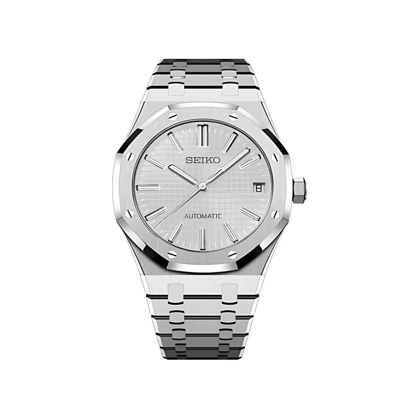 Seiko Mod Octagonal Classic White