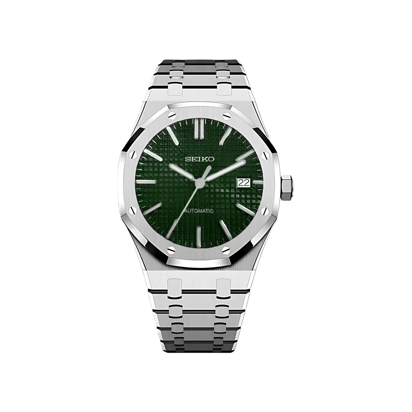 Seiko Mod Octagonal Green