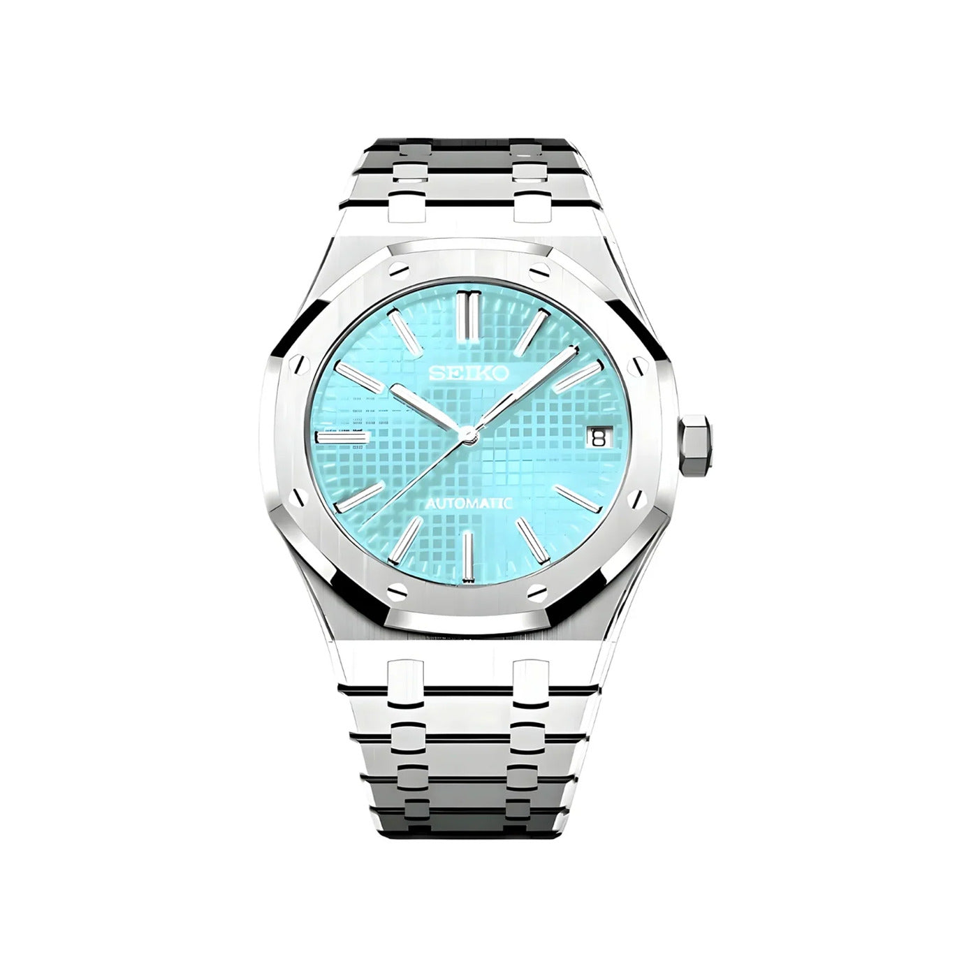 Seiko Mod Octagonal Light Blue