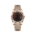 Seiko Mod Clasico Doble Fecha Rose Gold Chocolate