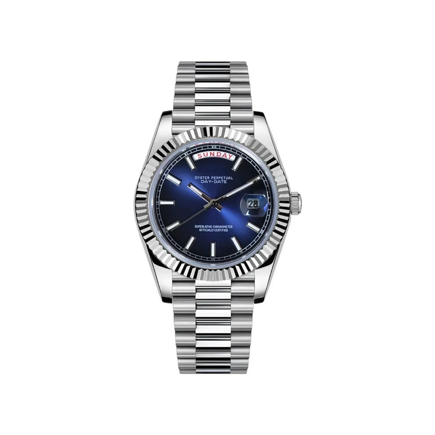 Seiko Mod Clasico Doble Fecha Royal Blue