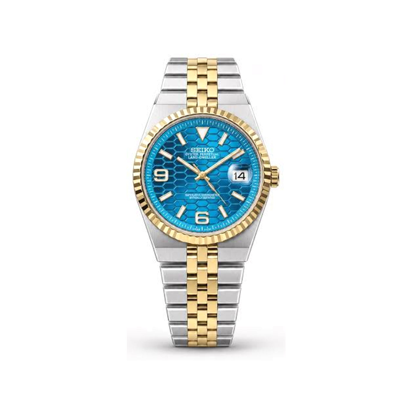Seiko Mod Integrado Blue Dial