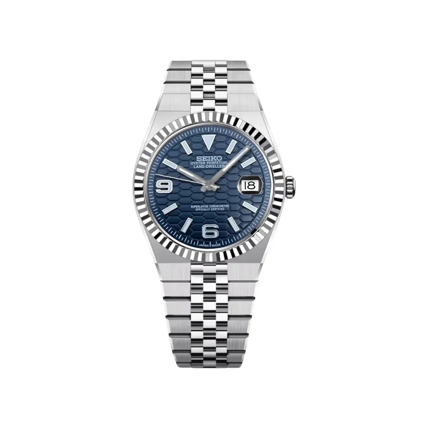 Seiko Mod Integrado Dark Blue Dial