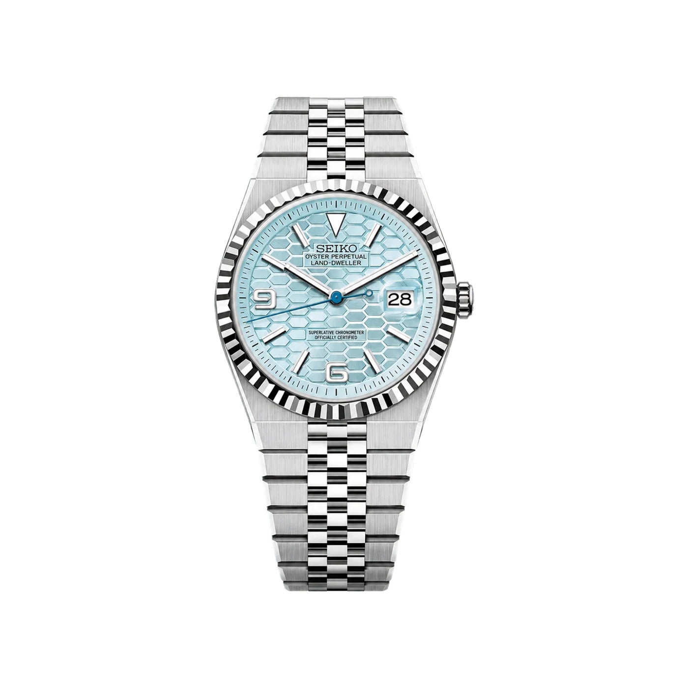 Seiko Mod Integrado Ice Blue Dial