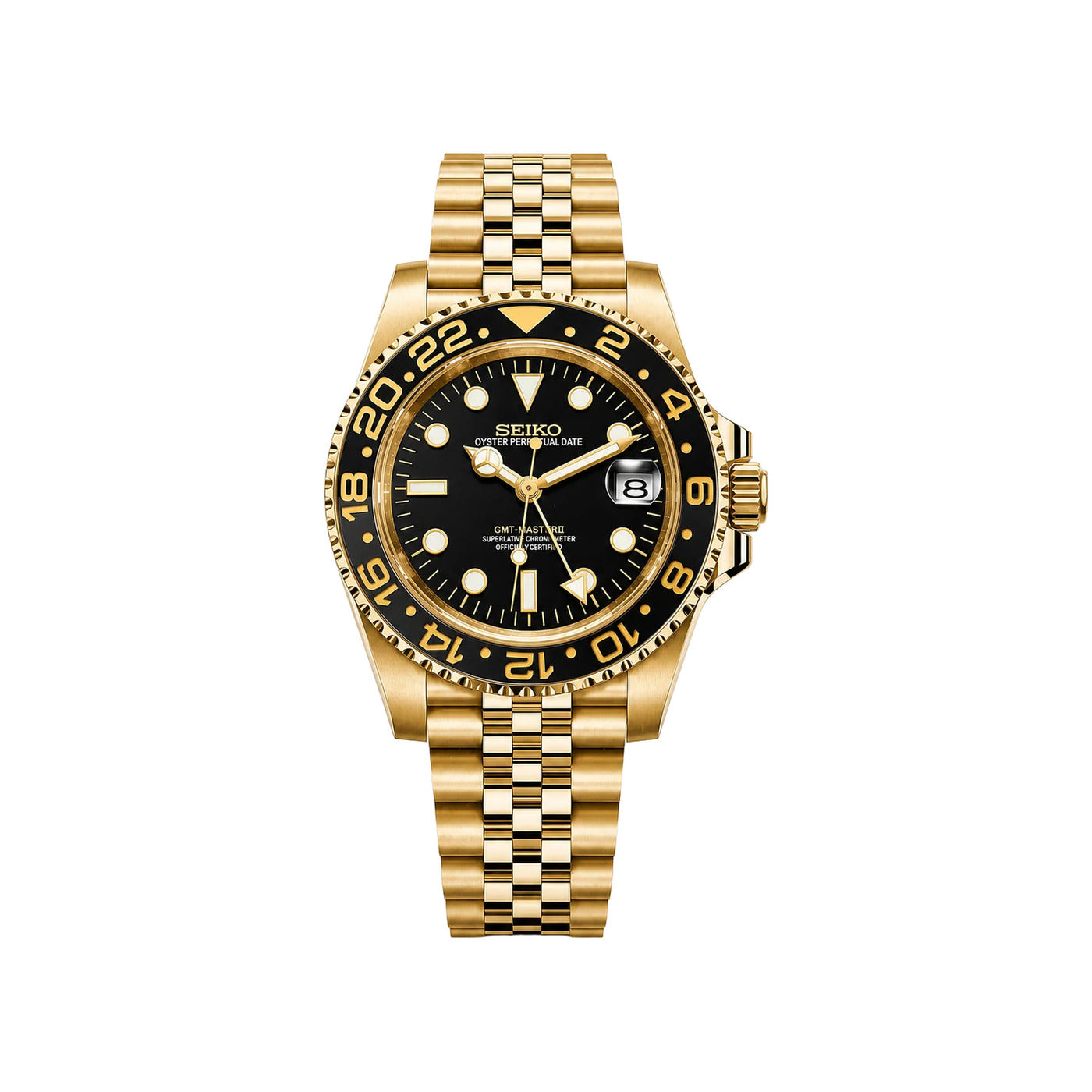 Seiko Mod GMT Gold