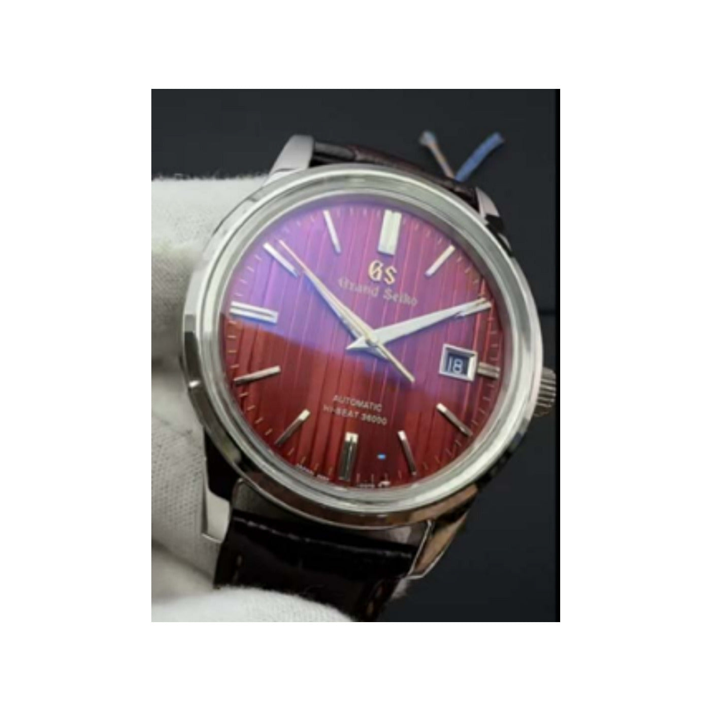 Seiko Mod Grand Burdeos Piel