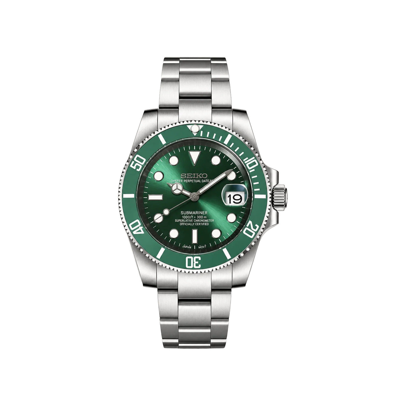 Seiko Mod Buceo "Verde Total" Dive Watch