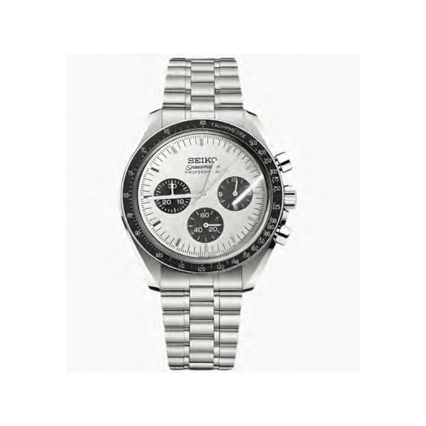 Seiko Mod Cronografo Clasico White