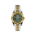 Seiko Mod Clasico Silver Gold Arabic Green
