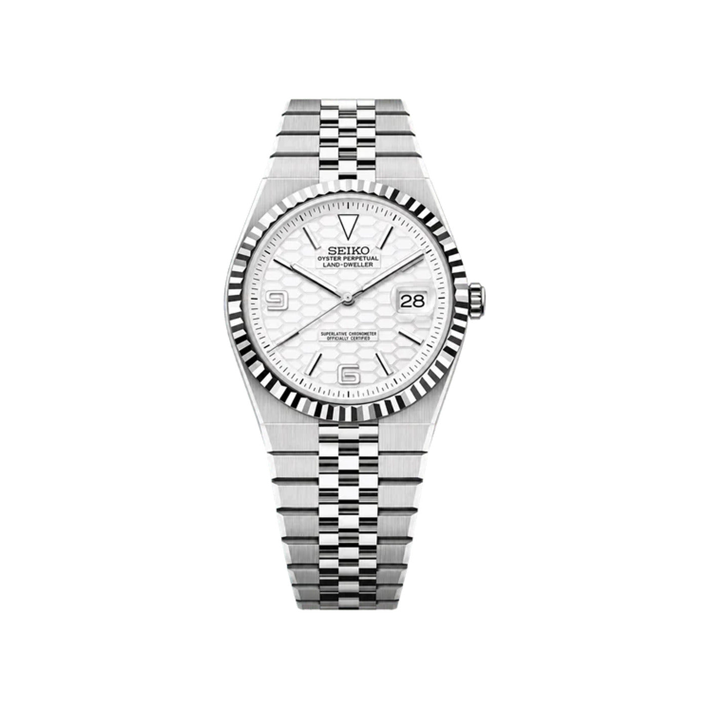Seiko Mod Integrado Fresh White Dial
