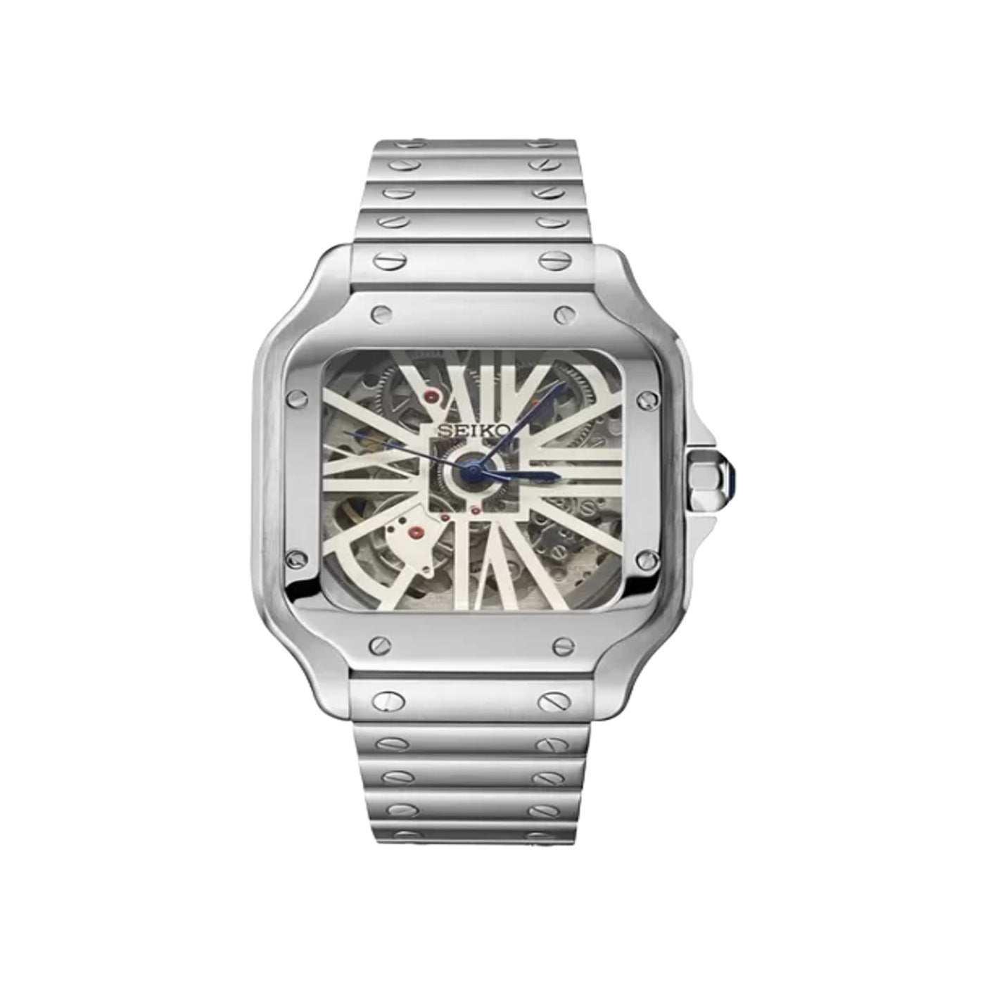 Seiko Mod Vintage Cuadrado Skeleton