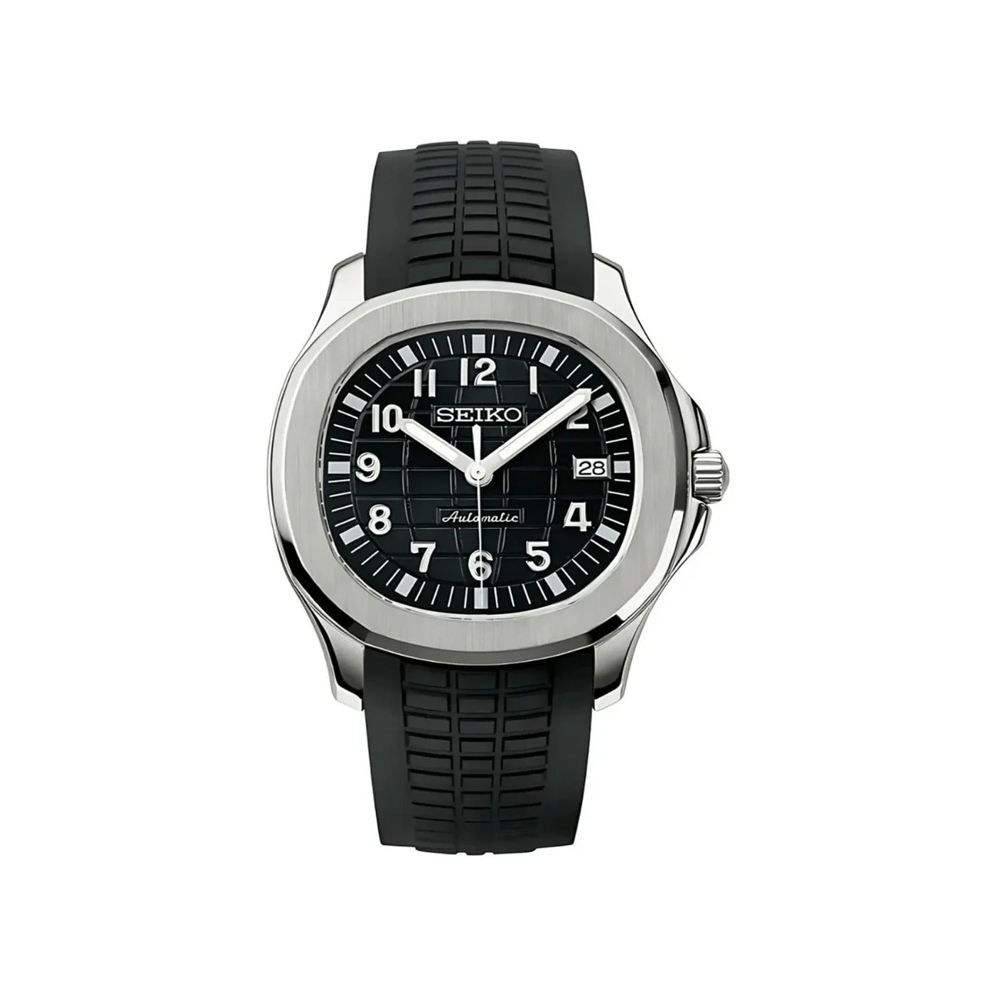 Seiko Mod Deportivo Caucho Classic Black