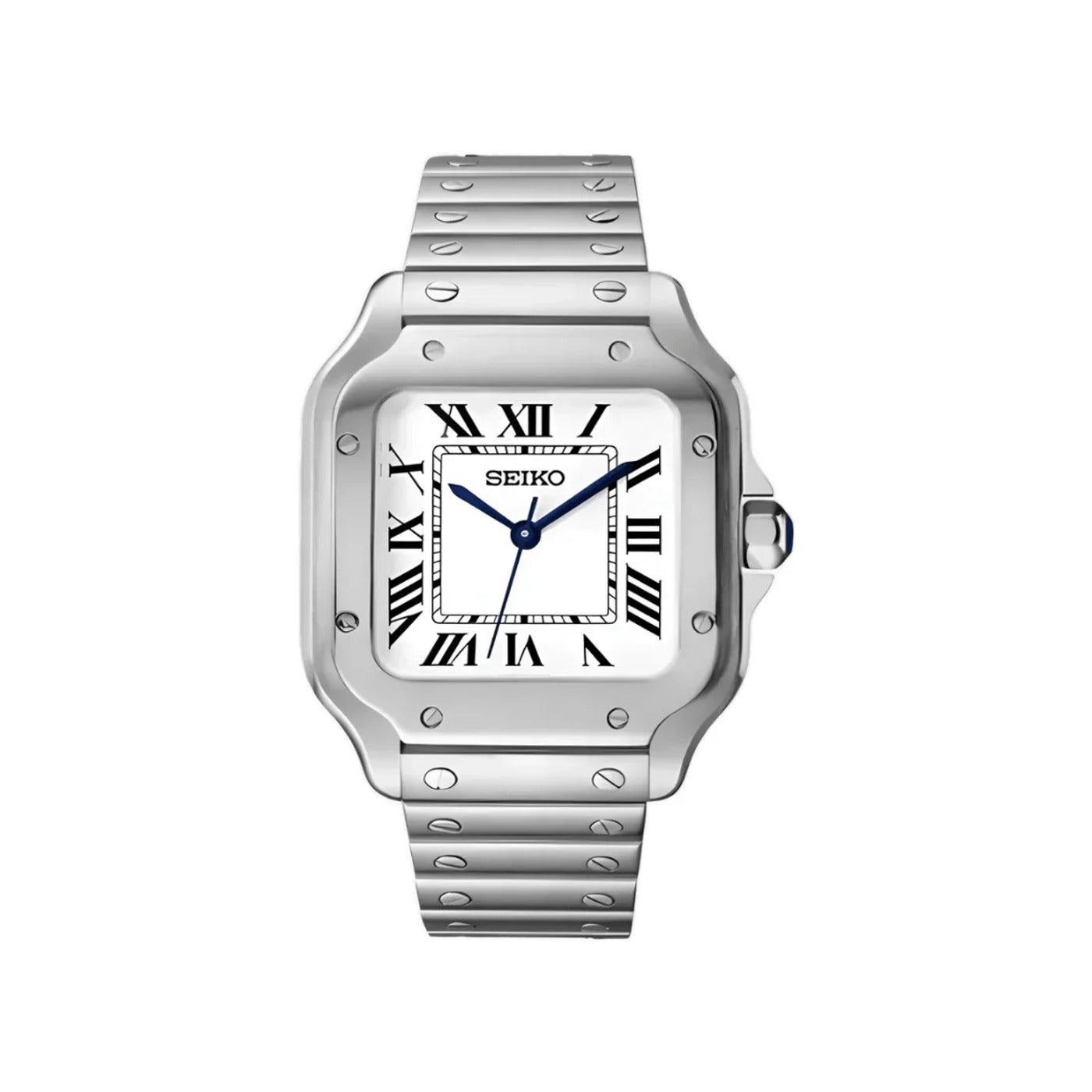 Seiko Mod Vintage Cuadrado Classic White