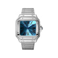 Seiko Mod Vintage Cuadrado Tiffany Blue (Sunburst Dial)