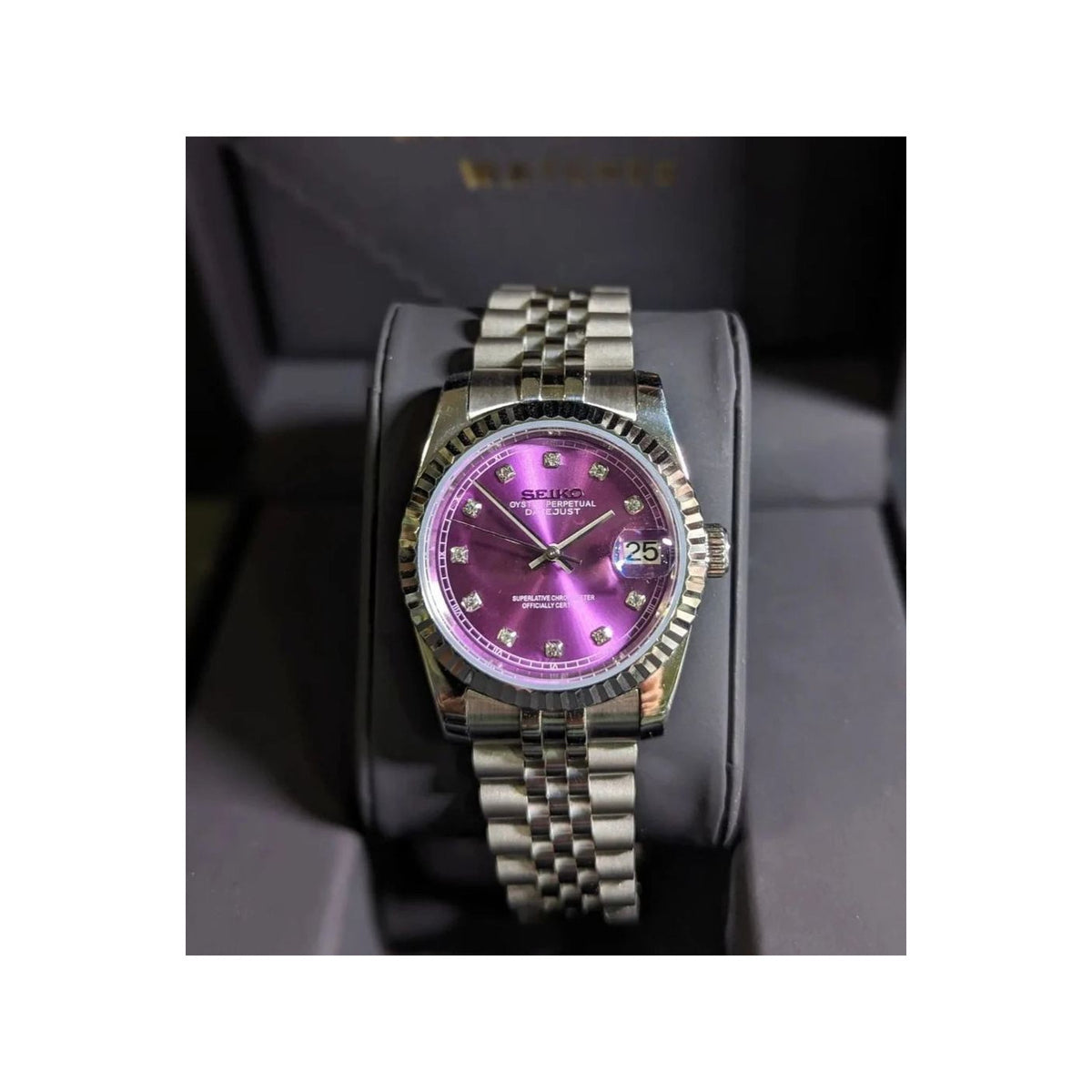 Seiko Mod Purple Diamond