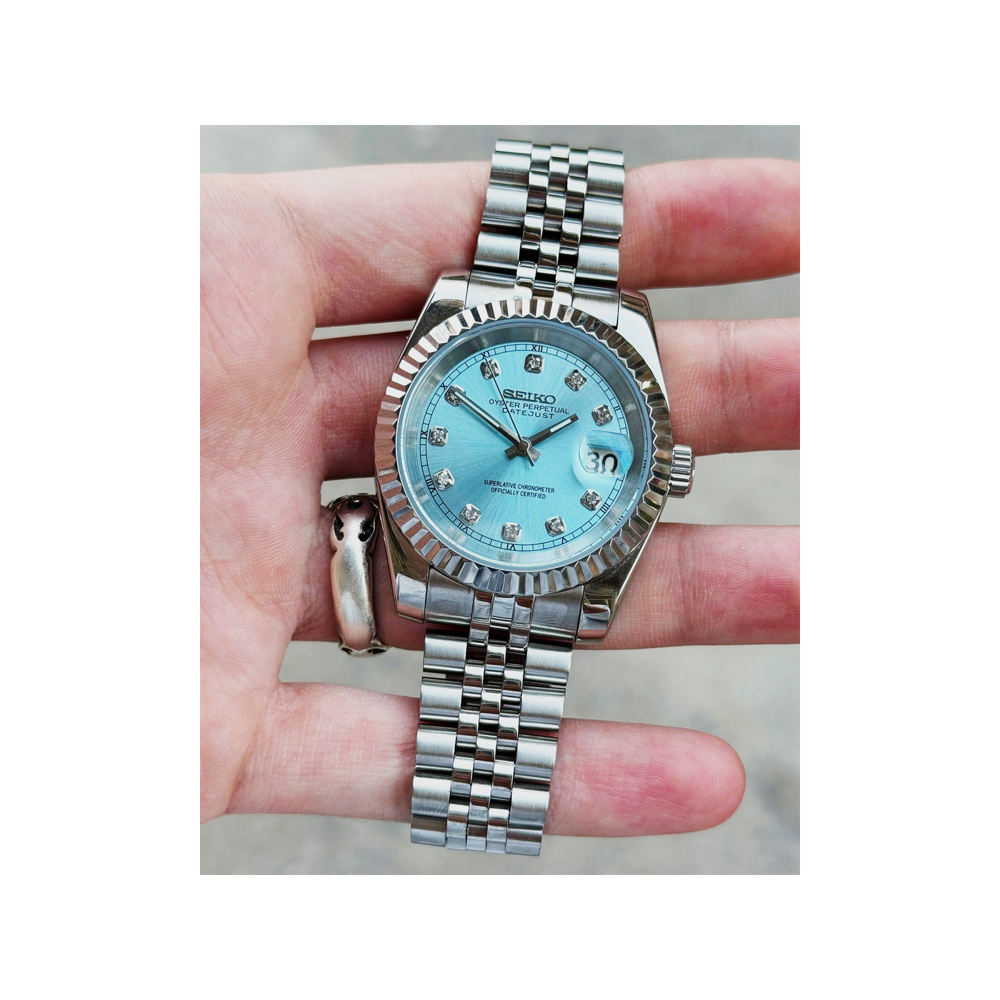 Seiko Mod Blue Diamond